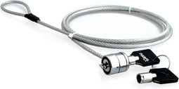 Natec NZL-0225 - Security Cable - LOBSTER KEY 180 cm - Zilver