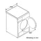 Bosch WTE84105NL - Condensdroger - 7 kg vulgewicht - 66 dB geluidniveau