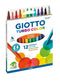 Giotto - Viltstift Turbo Color - 12 kleuren - (10 stuks)