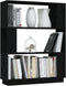 vidaXL - Boekenkast/kamerscherm - 80x25x101 - cm - massief - grenenhout - zwart