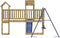 vidaXL - Speelhuis - geïmpregneerd - grenenhout