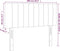 vidaXL - Hoofdbord - 100x5x78/88 - cm - fluweel - roze