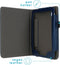 Hoesje geschikt voor Kobo Clara 2E E-reader - iMoshion Vegan Leather Bookcase - Ook geschikt voor Tolino Shine 4 - Donkerblauw