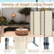 Angel Living Kamerscherm - 4-delig - Opvouwbaar - 224x165 cm - Staal & Polyester