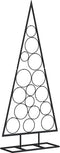 vidaXL - Kerstdecoratie - kerstboom - 125 - cm - metaal - zwart
