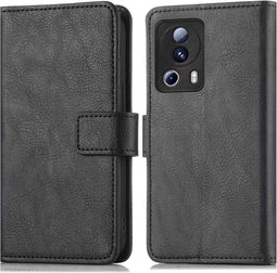 iMoshion Hoesje Geschikt voor Xiaomi 13 Lite Hoesje Met Pasjeshouder - iMoshion Luxe Bookcase - Zwart