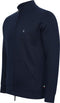 Cappuccino Italia - Heren Sweaters Fleece Zip Jack - Blauw - Maat L