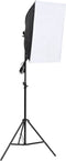 vidaXL - Fotostudioset - met - verlichtingsset, - achtergrond - en - reflector