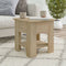 vidaXL - Salontafel - 40x40x42 - cm - bewerkt - hout - sonoma - eikenkleurig