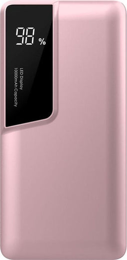 V-tac VT-3511 Powerbank met display - 10.000 mAh - Roze