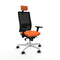 Bureaustoel Piqueras y Crespo 3D026N2 Oranje