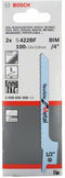Bosch S 422 BF - Reciprozaagblad - BIM voor middeldik staal (1,5-6 mm) - 100 mm lengte