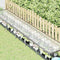 vidaXL - Plantenafdekking - met - zeilringen - 1x6 - m - polyethyleen