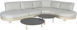 Buitengewoon Boet Graz Hoek Loungeset - Luxe Crème