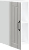 vidaXL - Keukenwandkast - Lucca - bewerkt - hout - hoogglans - wit