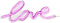 Luca Lighting - Wandlamp Love - Neonverlichting met timerfunctie - Roze 45 x 1,5 x 17,5 cm