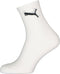 Puma short crew 3p unisex - Sportsokken - Volwassenen - white - 47-49