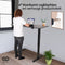 Infinity Goods Zit Sta Bureau - Elektrisch Verstelbaar - 70-120 cm - Zwart