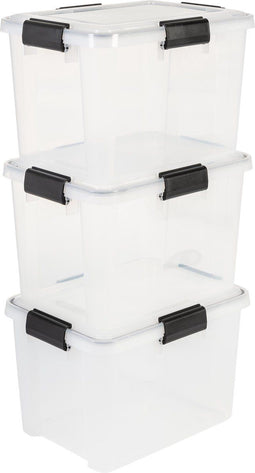 IRIS Airtight Opbergbox - 20L - Luchtdicht - Set van 3