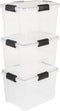IRIS Airtight Opbergbox - 20L - Luchtdicht - Set van 3