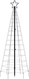 vidaXL - LED-kerstboom - met - spikes - 220 - LED's - warm - wit - 180 - cm