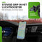 iSetchi GripGo - Telefoonhouder Auto - Qi Draadloze Oplader 15 Watt - Zwart