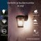 Philips Sunera Wandlamp - Buitenlamp - Zwart - E27 fitting - Maximaal 25W - Weerbestendig; IP44 - Hangende wandlamp