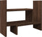 Bureau organiser 38,5x17x39 cm bewerkt hout bruin eikenkleur