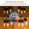 Partizzle 15m Waterdicht Lichtsnoer - Dimbaar - LED Solar Tuinverlichting 2700K Warm Wit