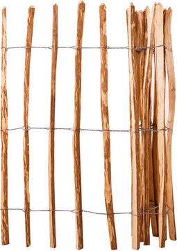 vidaXL - Hek - 120x250 - cm - hazelaarhout