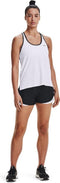 Under Armour UA Knockout Tank - Dames Sporttop - Fitness & Training - Wit - Maat S