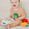 Melissa & Doug Multisensorieel babyspeelgoed Marktmandje - Vroeg leren speelgoed voor peuters Leeftijd - Ontwikkelingsspeelgoed voor zuigelingen -6 maanden+- Cadeau voor baby jongen en meisje
