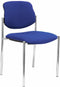 Receptiestoel Villalgordo P&C BALI229 Imitatieleer Blauw