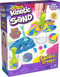 Kinetic Sand - Squish N’ Create met 382 g blauw geel en roze origineel kinetisch zand en 5 gereedschappen - Sensoriche speelgoed
