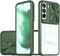 imoshion Hoesje Geschikt voor Samsung Galaxy S22 Hoesje - imoshion Camslider Backcover - Donkergroen
