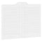 vidaXL - Draaideuren - louvredesign - 1-paar - 80x100 - cm - wit