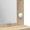 vidaXL - Make-uptafel - met - LED-verlichting - in - Sonoma - Eik, - 50x41x135 - cm