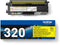 Brother TN-320Y - Tonercartridge - Capaciteit 1500 afdrukken - Geel