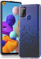 iMoshion Hoesje Geschikt voor Samsung Galaxy A21s Hoesje Siliconen - iMoshion Design hoesje - Zwart / Transparant / Splatter Black