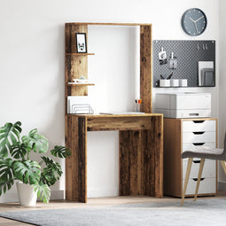 vidaXL - Kaptafel - Oude - Hout - 78,5x37x154,5 - cm - Bewerkt - Hout
