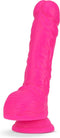 Blush - Neo Elite dildo 22 cm van Sensa Feel silicone - Roze