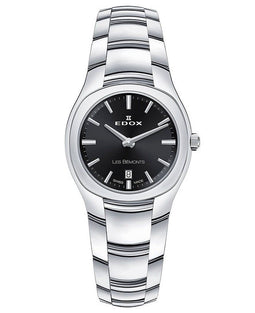 EDOX Les Bemonts Lady 57004-3-NIN - Polshorloge - Saffierglas - 20 mm