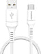 imoshion Kabel - USB C naar USB A Kabel - 1,5 meter - USB-C Oplader Kabel - Geschikt voor o.a. Apple iPhone 15/16 en Samsung - Wit