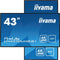 iiyama LH4370UHB-B1 beeldkrant Digitale signage flatscreen 108 cm (42.5
