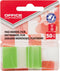Office Products index, 25 x 43 mm, blister van 50 tabs, groen 24 stuks