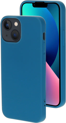 Mobiparts iPhone 13 Mini - Silicone Cover - Soft-touch - Blueberry Blue