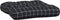 vidaXL - Palletkussens - 2 - st - ruitpatroon - oxford - stof - zwart