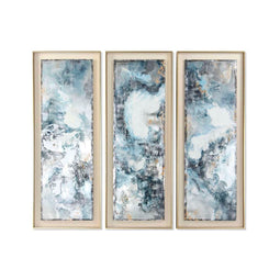 Schilderij DKD Home Decor Abstract Modern (53,5 x 5 x 140 cm) (3 Stuks)