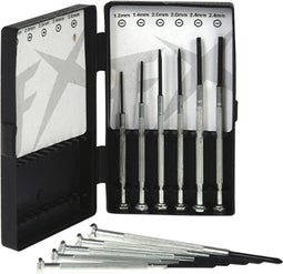 FX Tools Precisie schroevendraaierset - 11-delig - voor horloges en brillen