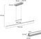 Steinhauer Profilo 3317ST - Hanglamp - Hoogte instelbaar 110-170cm - Zilver